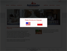 Tablet Screenshot of ambassadorbanquet.us